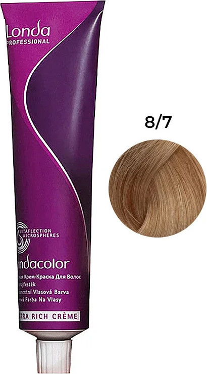 Стойкая крем-краска Permanent Color 8/7 Londa Professional, 60 мл