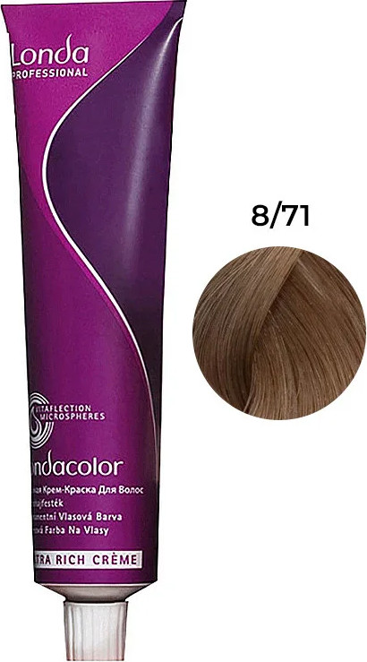 Стойкая крем-краска Permanent Color 8/71 Londa Professional, 60 мл