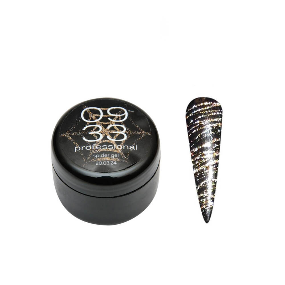 Павутинка світловідбивна Spider gel 0933 №6 золото