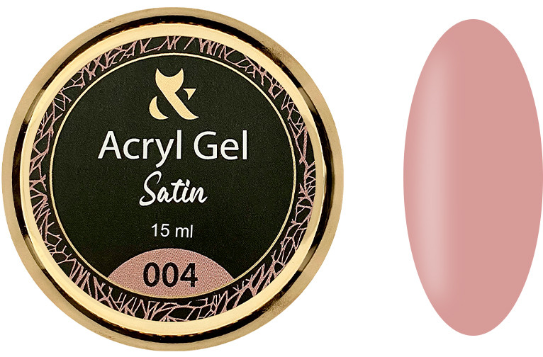 Акригель Acryl gel Satin №004 F.O.X, 15 мл
