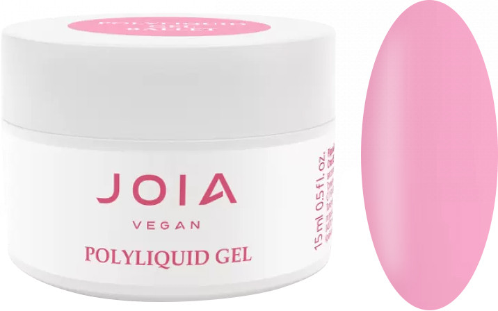 Жидкий гель для укрепления и моделирования PolyLiquid gel Ballet JOIA VEGAN, 15 мл