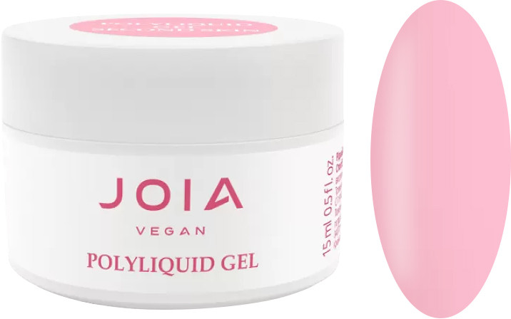 Жидкий гель для укрепления и моделирования PolyLiquid gel Second Skin JOIA VEGAN, 15 мл
