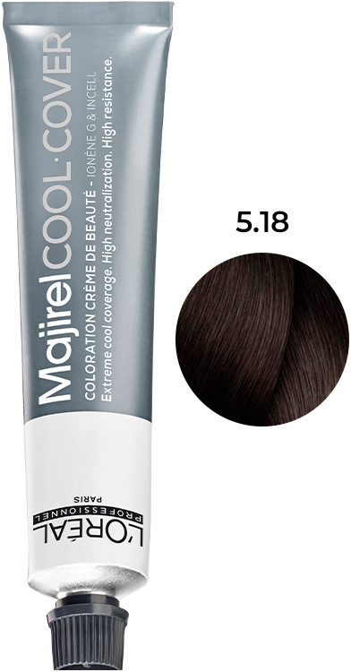 Крем-краска MAJIREL Cool Cover 5.18 L’Oreal Professionnel Paris, 50 мл