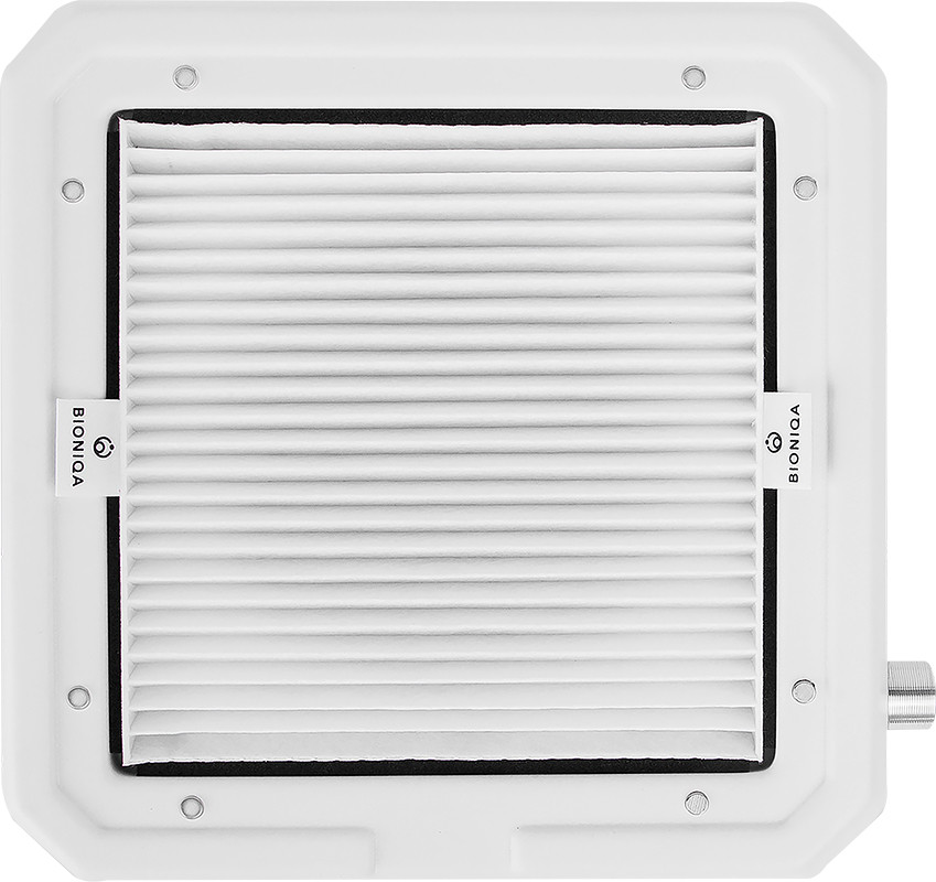 Настільна витяжка для манікюру з HEPA фільтром Bioniqa Tabletop H V3 White  Фото 4 