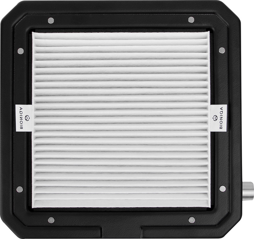 Настольная вытяжка для маникюра с фильтром HEPA Bioniqa Tabletop H V3 Black  Фото 4 