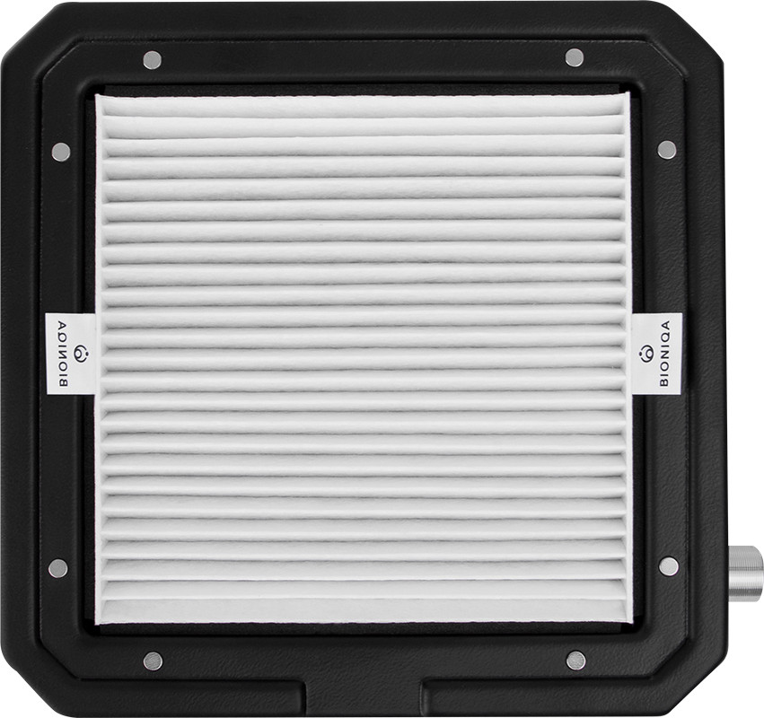 Настольная вытяжка для маникюра с фильтром HEPA Bioniqa Tabletop H V4 Black  Фото 4 