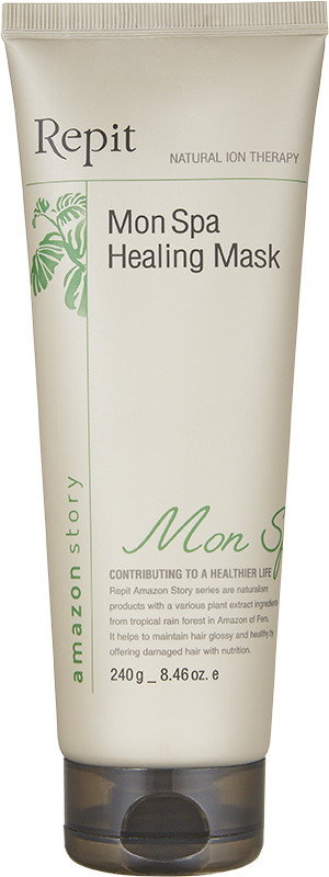 Маска лечебная для всех типов волос Cure Healing Mask Amazon Story MonSpa Repit, 240 г
