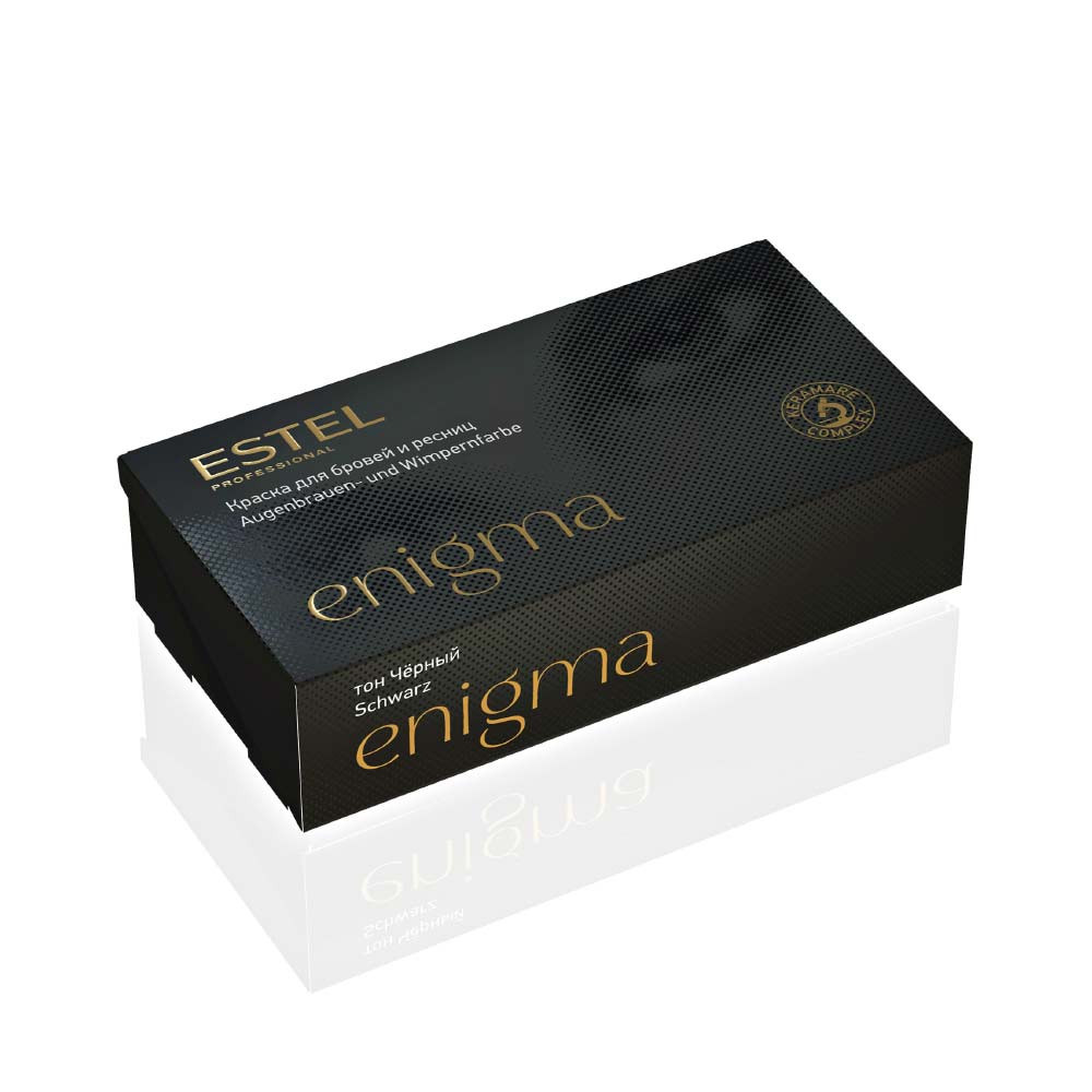 Фарба для брів і вій тон ЧОРНИЙ ENIGMA 