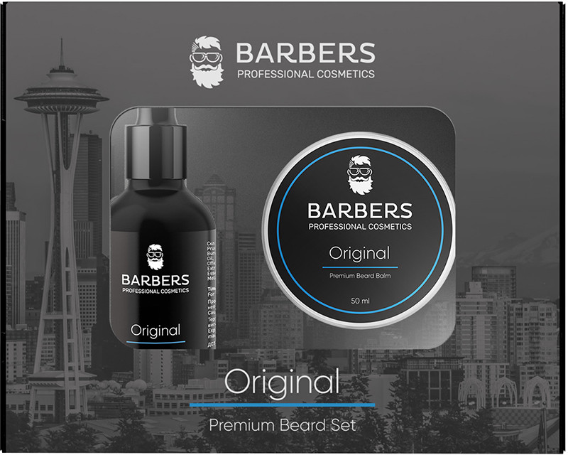 Набор для ухода за бородой Barbers Original, 80 мл 
