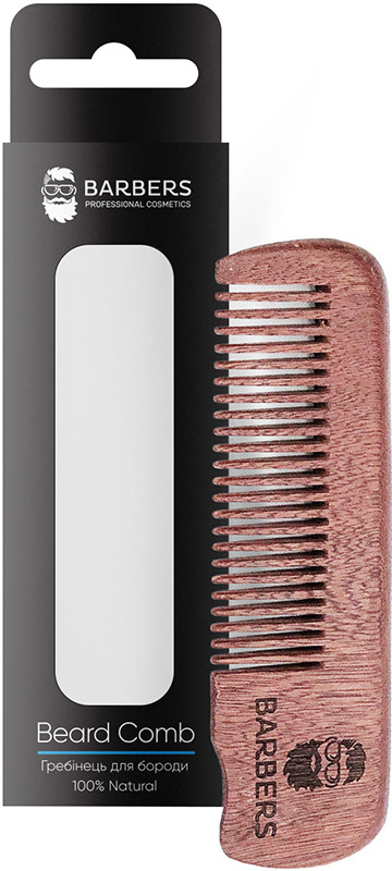 Гребінець для бороди та вусів Barbers Beard Comb на beauty-prof.com Фото 2 Гребінець для бороди та вусів Barbers Beard Comb Фото 2