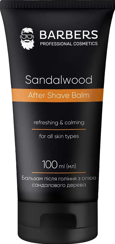 Бальзам после бритья с маслом сандала Barbers Sandalwood, 100 мл
