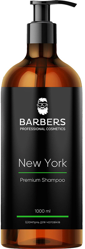 Шампунь для чоловіків тонізуючий Barbers New York, 1000 мл на beauty-prof.com Шампунь для чоловіків тонізуючий Barbers New York, 1000 мл