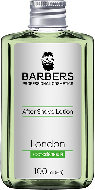 Успокаивающий лосьон после бритья Barbers London, 100 мл