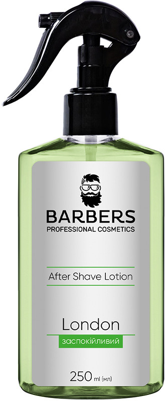 Успокаивающий лосьон после бритья Barbers London, 250 мл 