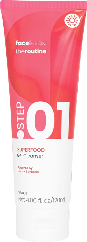 Очищающий гель для кожи лица The Routine Superfood Face Facts, 120 мл
