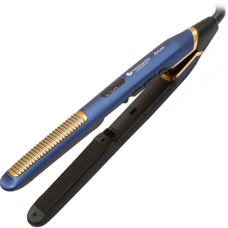 Утюжок для волос керамико-турмалиновый Zircon 46 Вт (23 мм) Hairway 04146 