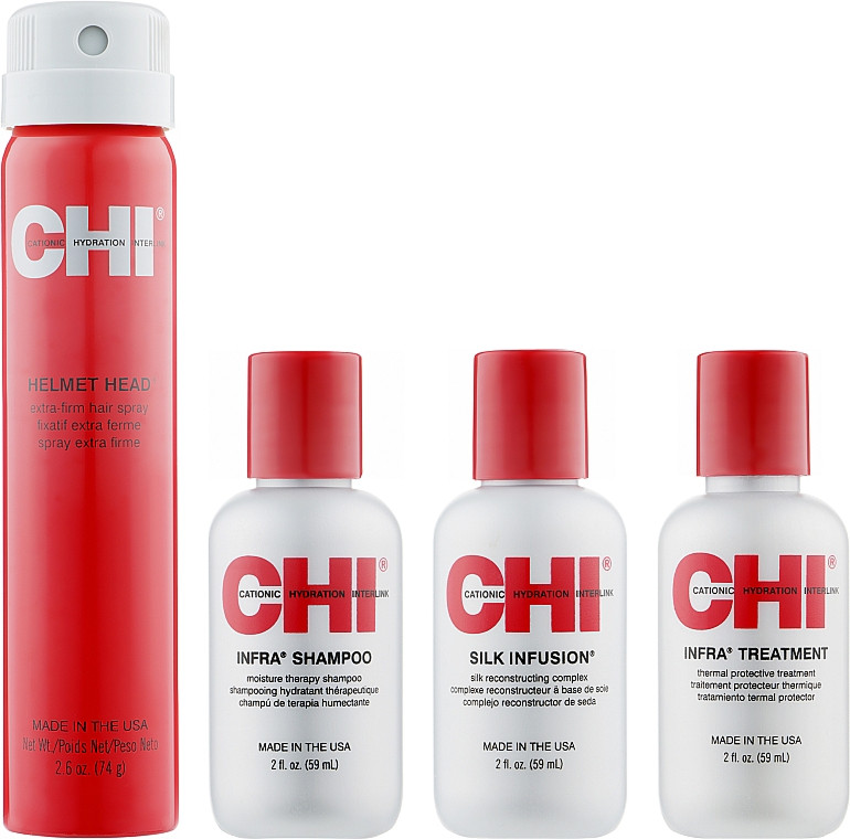 Набор для ухода за волосами Protect and Hold Kit CHI, (59 мл/74 г/59 мл/59 мл)  Фото 2 