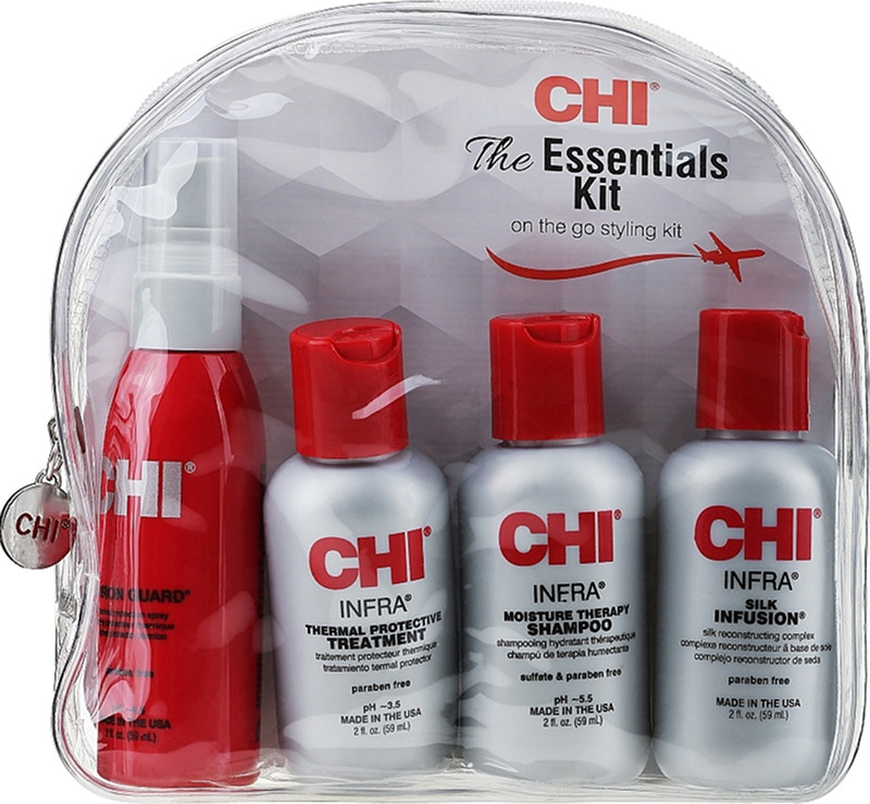 Набір для догляду за волоссям The Essentials Travel CHI, (59 мл/59 мл/59 мл/59 мл) 