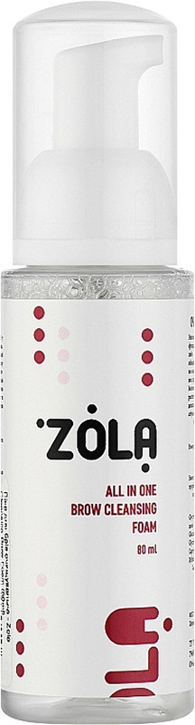Пена для бровей очищающая ZOLA, 80 мл