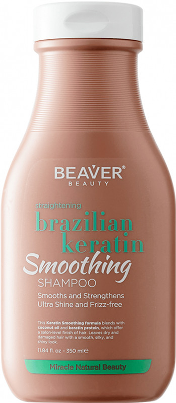 Шампунь с кератином для эластичности волос Beaver, 350 мл