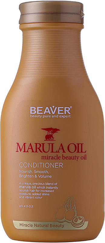 Питательный кондиционер для сухих волос с маслом Марулы Beaver, 350 мл