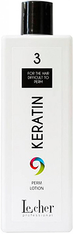 Средство для перманента № 3 для жестких волос Keratin Perm Le Cher, 500 мл