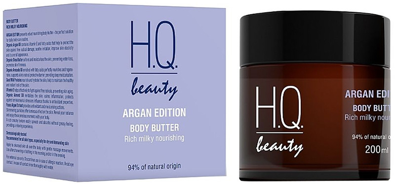 Масло для тіла Інтенсивне живлення з молочним протеїном Argan Edition H.Q.Beauty, 200 мл