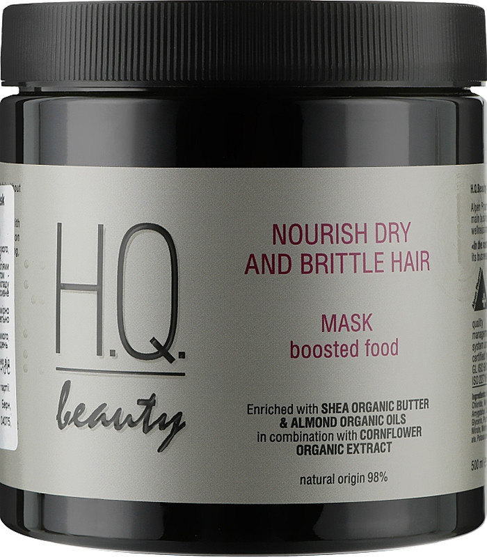 Маска для сухого та ламкого волосся Nourish Dry And Brittle Hair H.Q.Beauty, 500 мл на beauty-prof.com Маска для сухого та ламкого волосся Nourish Dry And Brittle Hair H.Q.Beauty, 500 мл
