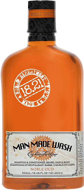 Шампунь, гель для душу і кондиціонер 3-в-1 Noble Oud 18.21 Man Made, 532 мл