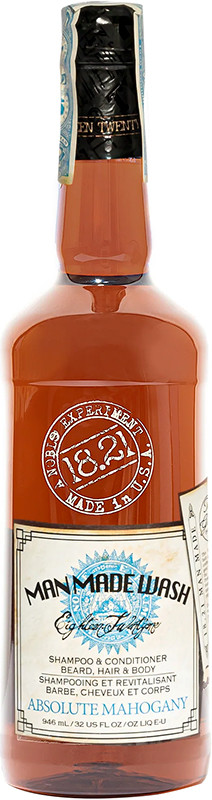 Шампунь, гель для душа и кондиционер 3-в-1 Absolute Mahogany 18.21 Man Made, 946 мл