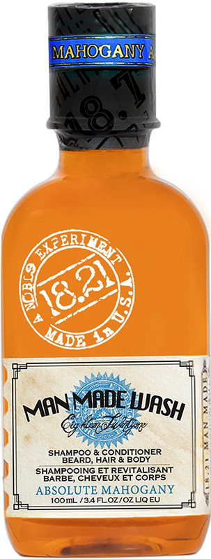 Шампунь, гель для душу і кондиціонер 3-в-1 Absolute Mahogany 18.21 Man Made, 100 мл
