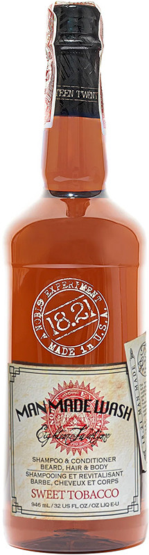 Шампунь, гель для душа и кондиционер 3-в-1 Sweet Tobacco 18.21 Man Made, 946 мл