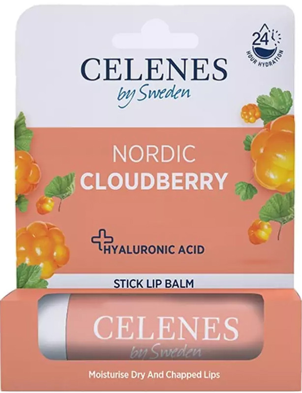 Бальзам для губ з морошкою By Sweden Nordic Cloudberry Stick Celenes,