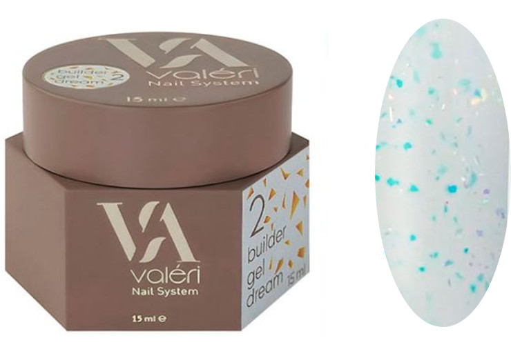 Гель для нарощування 02 Builder Gel Dream VALERI, 15 мл