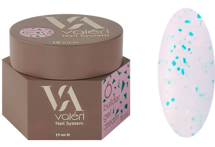 Гель для нарощування 06 Builder Gel Dream VALERI, 15 мл