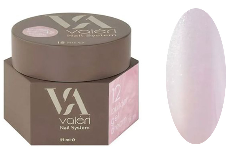 Гель для наращивания 12 Builder Gel Dream VALERI, 15 мл
