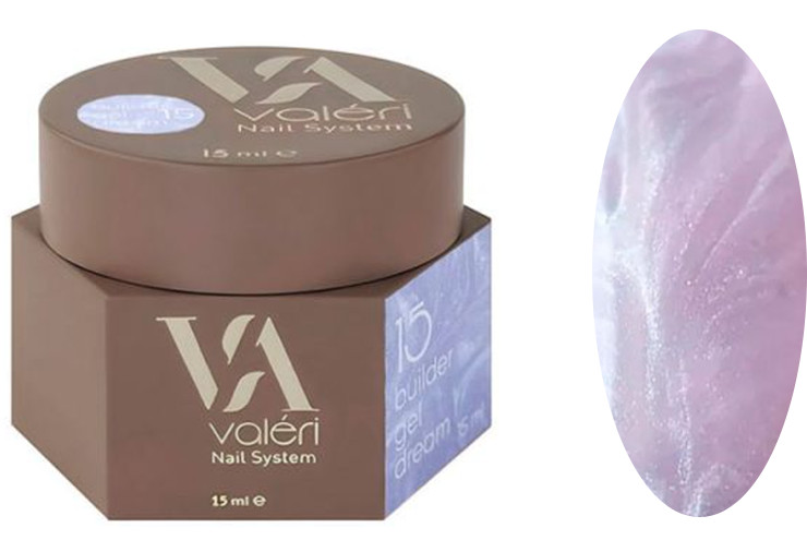 Гель для наращивания 15 Builder Gel Dream VALERI, 15 мл