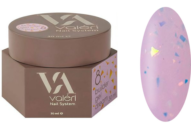 Гель для нарощування 08 Builder Gel Dream VALERI, 30 мл