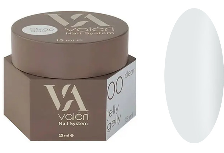 Гель-желе для ногтей 00 Jelly Gelly VALERI, 15 мл