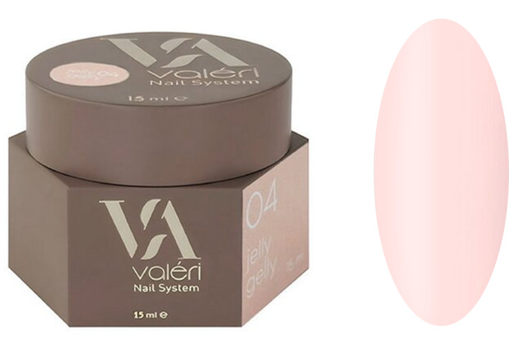 Гель-желе для ногтей 04 Jelly Gelly VALERI, 15 мл