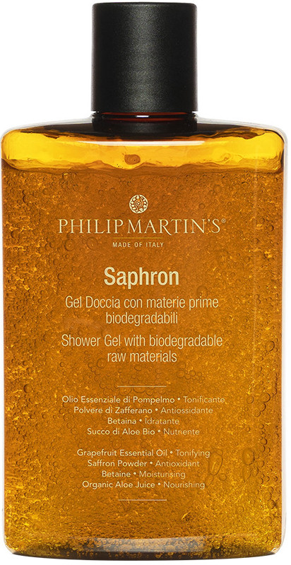 Гель для душа из биосырья Saphron Bagno Doccia Philip Martin`s, 300 мл