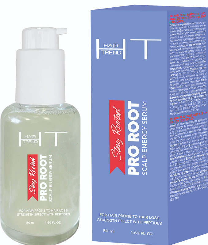 Энергетическая сыворотка для кожи головы Pro Root Stay Rooted HAIR TREND, 50 мл