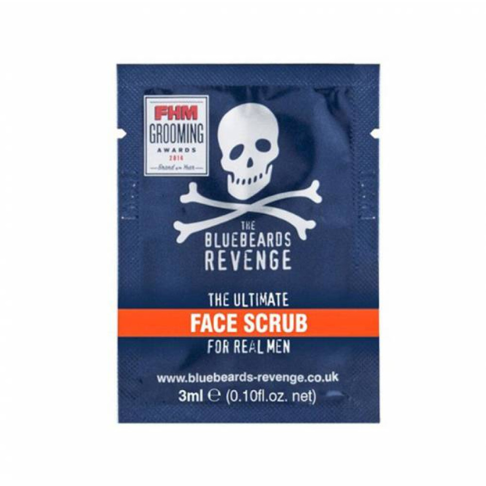 Скраб для лица Face Scrub Bluebeards, 3 мл
