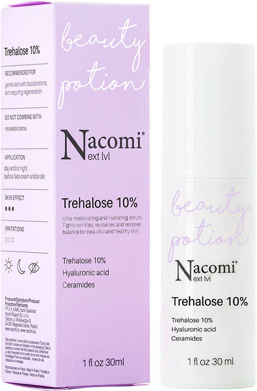Трегалоза для обличчя 10% 30 мл Nacomi Next lvl