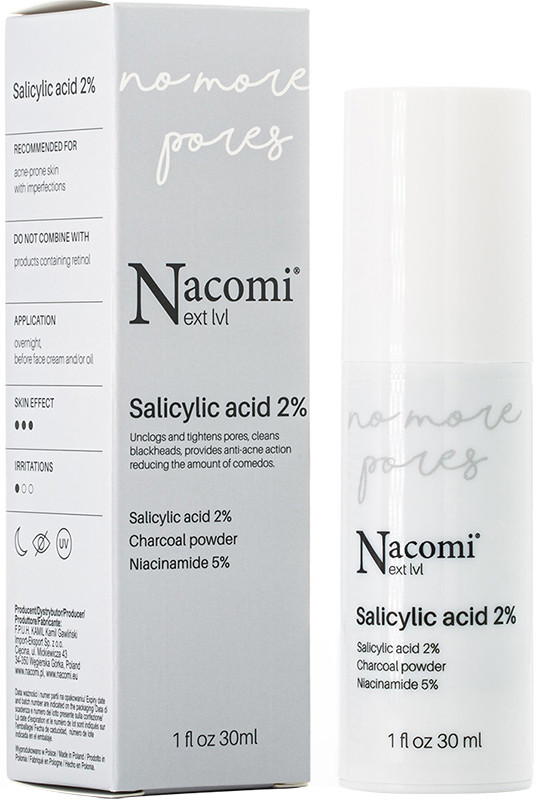 No More Pores Саліцилова кислота 2% 30 мл Nacomi Next lvl