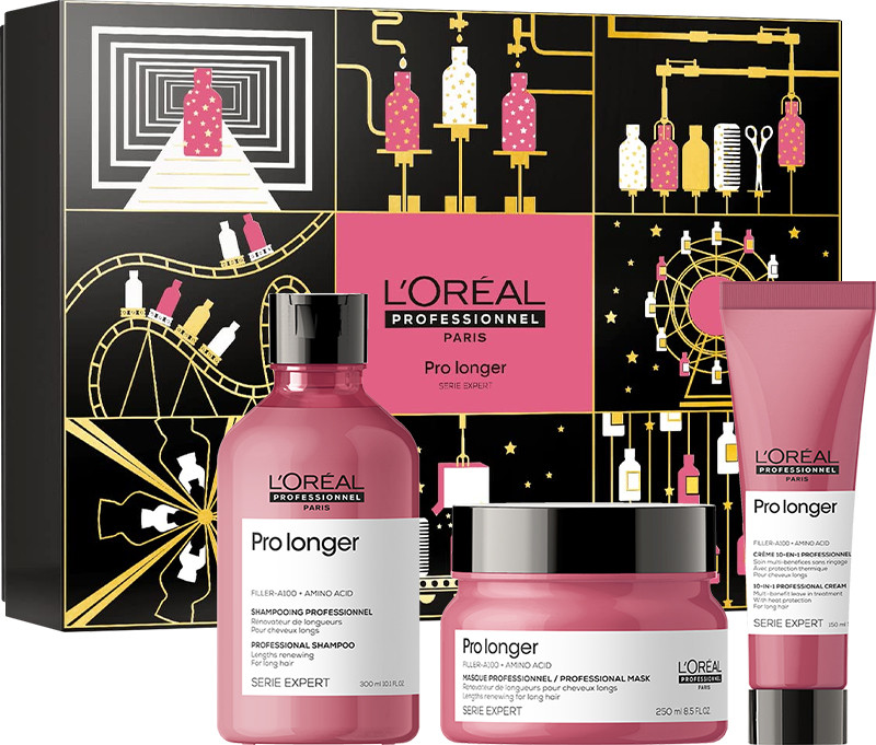 Набор шампунь + маска + термо крем Expert Pro Longer L’Oreal Professionnel Paris, 300х250х150 мл