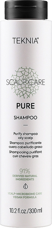 Шампунь міцелярний для жирної шкіри голови Teknia Scalp Care Pure Shampoo Lakme, 300 мл