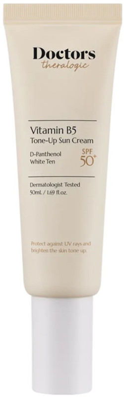 Сонцезахисний крем для обличчя з освітлюючим ефектом SPF 50+ Doctors Tone Up Sun Cream, 50 мл
