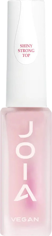 Топовое покрытие для лака блестящее долговременное Shiny Strong Top JOIA VEGAN, 8 мл
