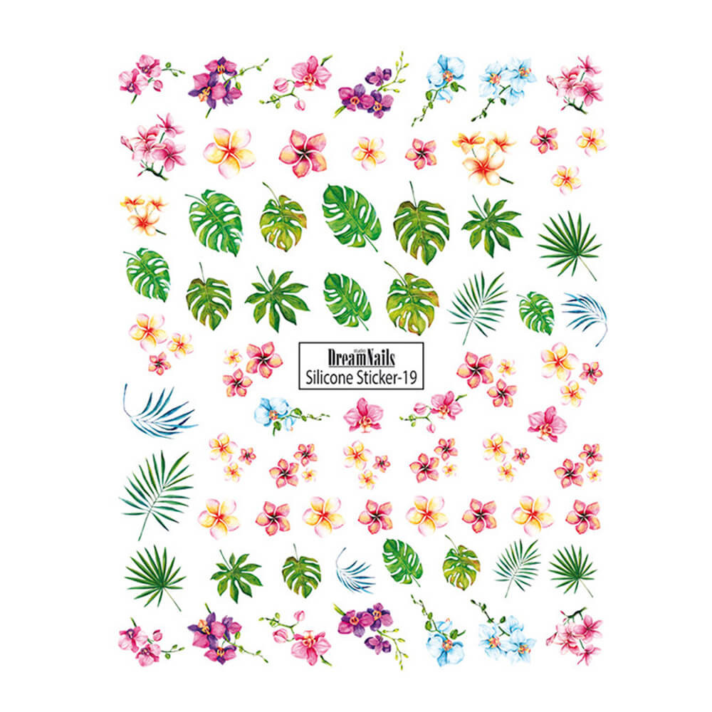Наклейки для ногтей Silicone Sticker 19